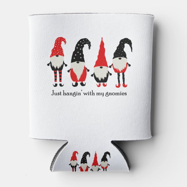 just hangin' with my gnomies can cooler (Front)