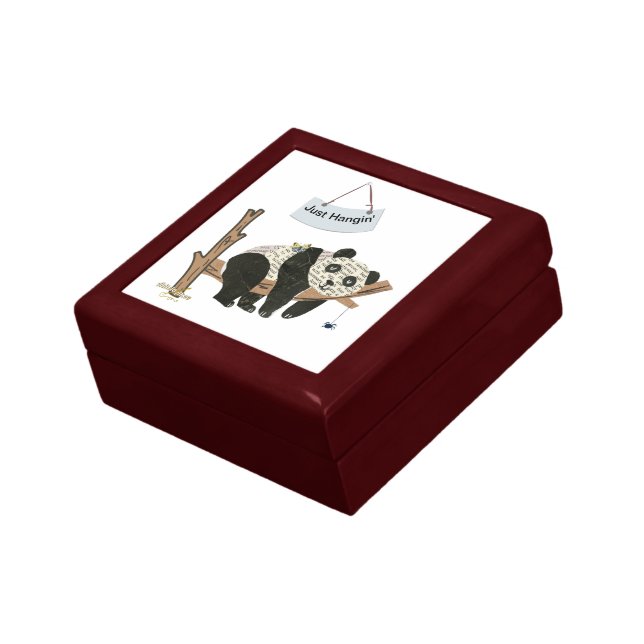 JUst Hangin' Wooden Jewelry Keepsake Box  (Side)