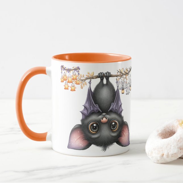 Just hanging around, Bats Mug (With Donut)