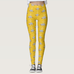 Just hanging around fun lazy sloth leggings