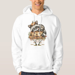 Just hanging around, Sleepy Racoon Hoodie