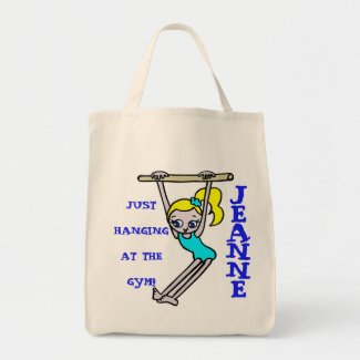 JUST HANGING AT THE GYM TOTE BAG