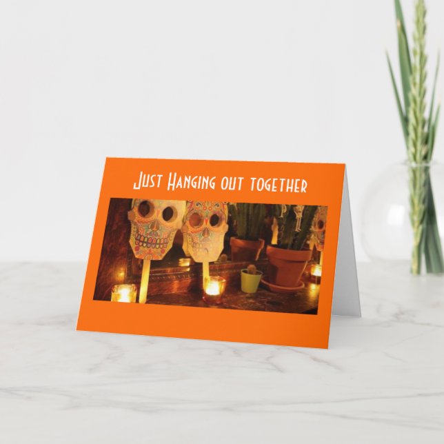 JUST HANGING OUT-HAPPY 40TH CARD (Front)