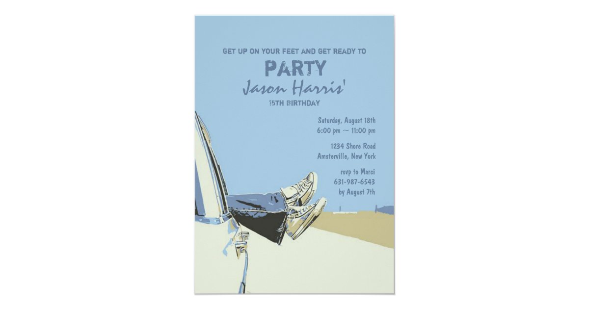 Just Hanging Out Invitation | Zazzle.com