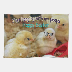 Just Hanging with my Peeps Towel