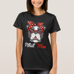 Just Hanging With Pitbull Mom Wear Bandana T-Shirt