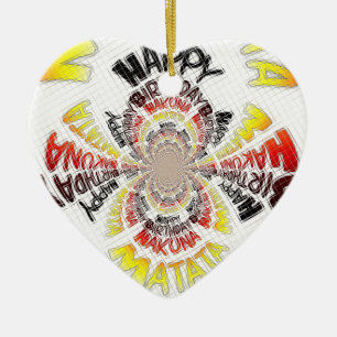 Just Happy Birthday Have a Nice Day  Ceramic Ornament