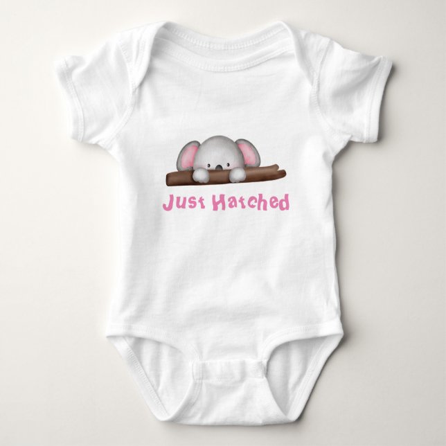 Just Hatched Baby Bodysuit (Front)