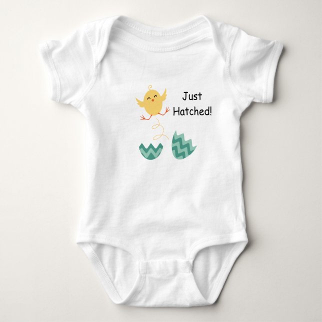 Just Hatched Baby Chick Outfit Bodysuit (Front)