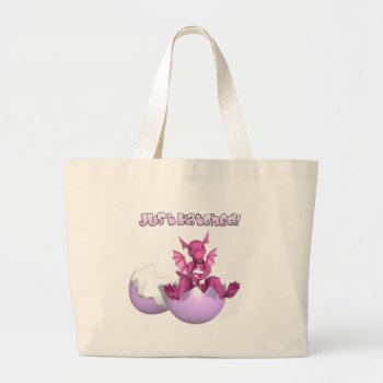 Just Hatched Baby Girl Dragon Diaper Tote Bag by mariannegilliand at Zazzle