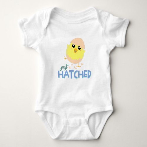 Just Hatched Cute Chick Baby Bodysuit