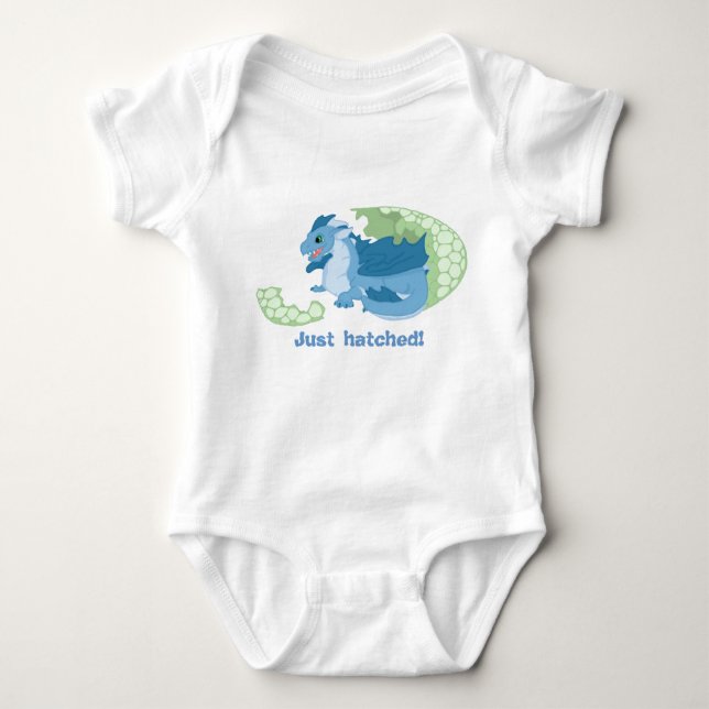 Just hatched! Infant One-Piece Baby Bodysuit (Front)