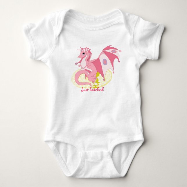 Just hatched! Infant One-Piece for Girls Baby Bodysuit (Front)
