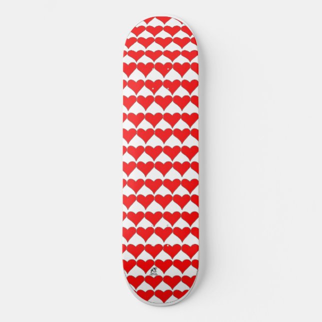 Just Hearts Skateboard (Front)