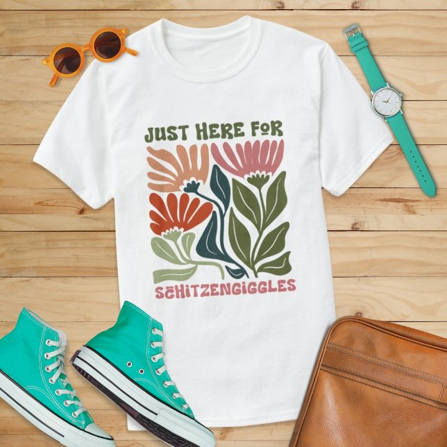 Just Here for Schitzengiggles Floral Oktoberfest T-Shirt (Creator Uploaded)