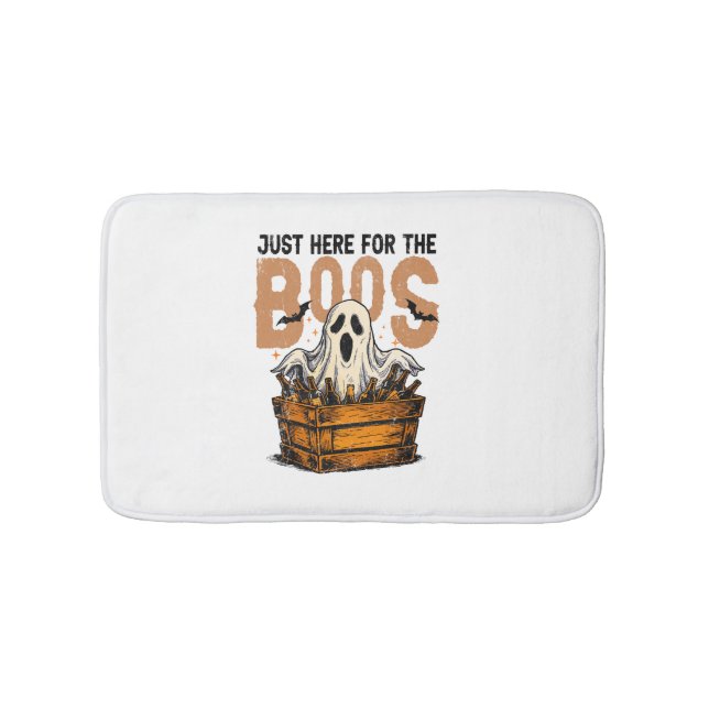 Just Here for the Boos Halloween Bath Mat (Front)