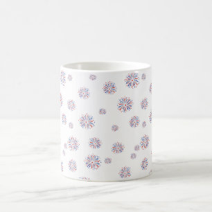 Just Here For The Fireworks Funny For Couple Coffee Mug
