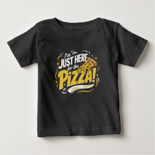 Just Here for the Pizza Shirt Funny Pizza Love