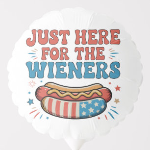 Just Here For The Wieners 250th Anniversary Balloon