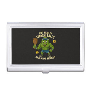 Just Here to Smash Balls and Make Friends Business Card Case