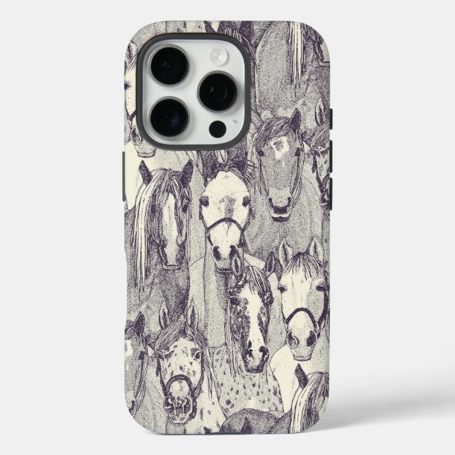 just horses mulberry pearl Case-Mate iPhone case (Back)