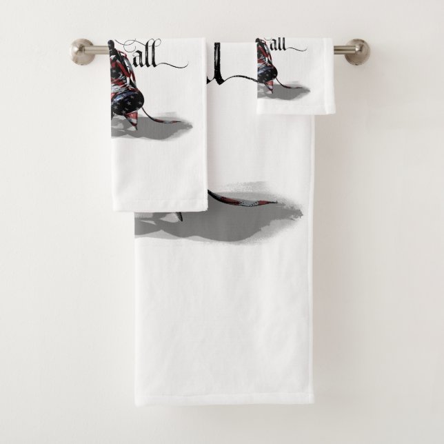 Just Ice For All (hockey) Bath Towel Set (Insitu)