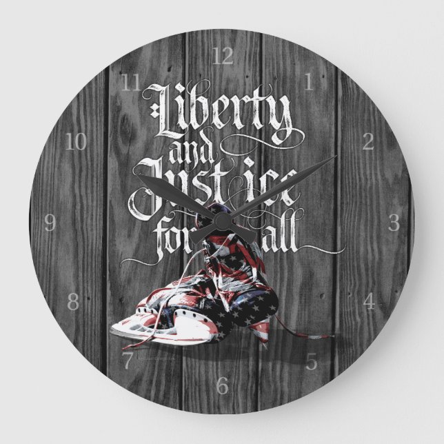 Just Ice For All (Hockey) Large Clock (Front)