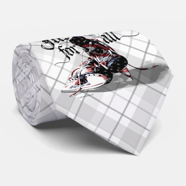 Just Ice For All (Hockey) Neck Tie (Rolled)