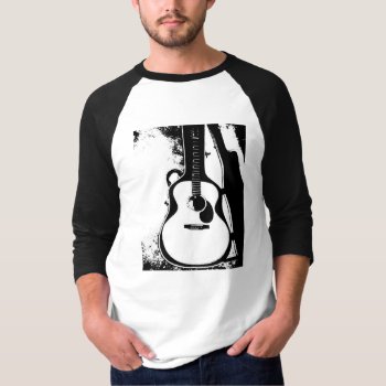 Just In Case Acoustic Guitar T-shirt by DesireeGriffiths at Zazzle