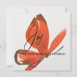 JUST JOY 5.25 x 5.25 card