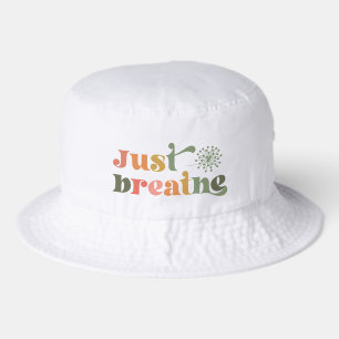 Just Just Breathe Dandelion Mindful Gift Bucket Hat