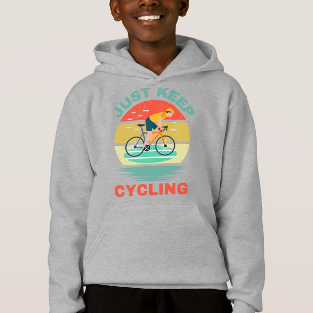 JUST KEEP CYCLING HOODIE (Front)