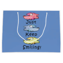 Just Keep Smiling! Colorful toothy fish