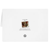 just keep sniffing beagle peeking in wildflowers cards (Back Horizontal)