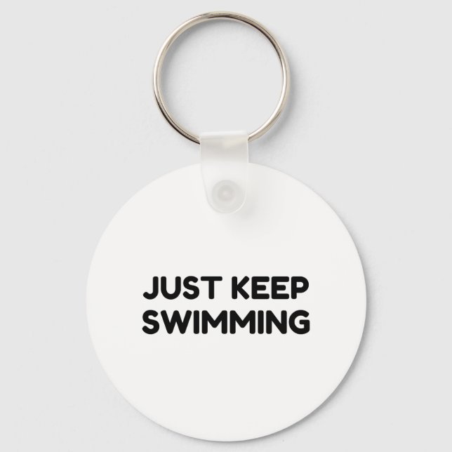 JUST KEEP SWIMMING KEYCHAIN (Front)