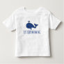 Just Keep Swimming Whale Toddler T-shirt