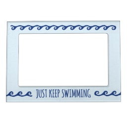 Just Keep Swimming with Wave Pattern Magnetic Frame
