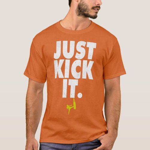 Just Kick It Black n colorful version T_Shirt