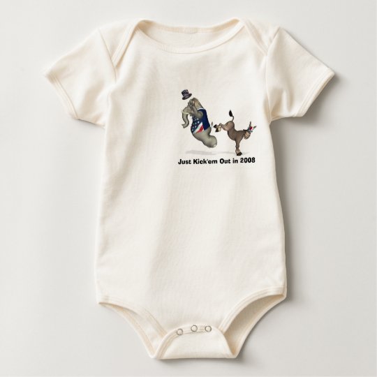 Just Kick'em Out in 2008 !!! Baby Bodysuit
