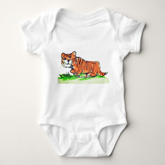 Just Kidding Baby Bodysuit (Front)