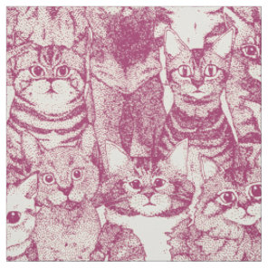 just kittens cherry fabric