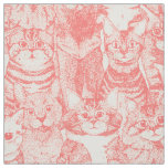 just kittens coral pink fabric