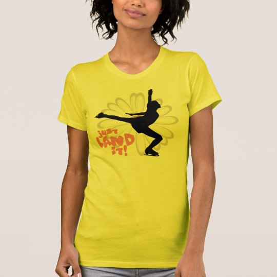 Just Land It Ice Skating Tee