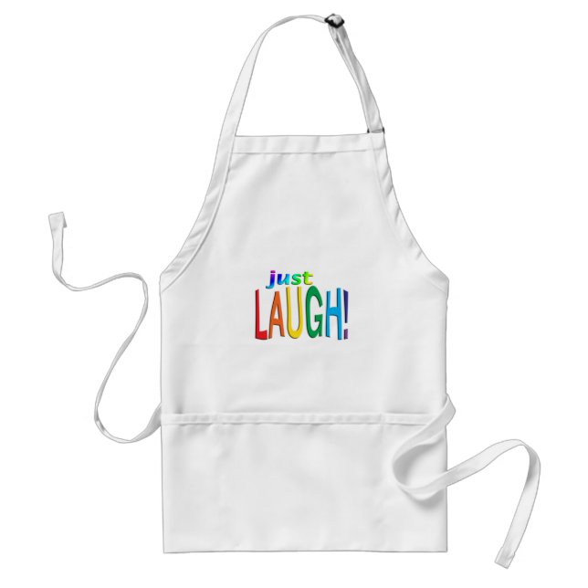 Just Laugh Adult Apron (Front)