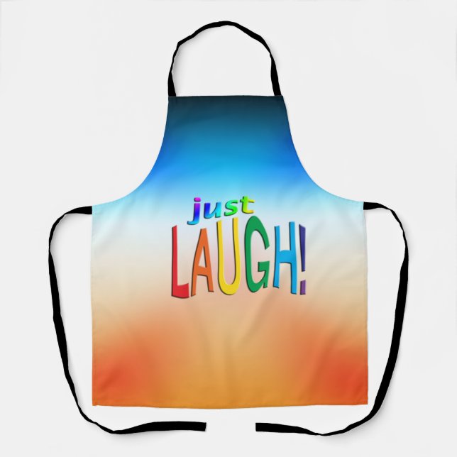 Just Laugh  Apron (Front)