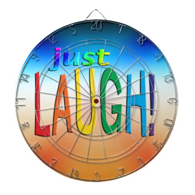 Just Laugh Dart Board (Front)