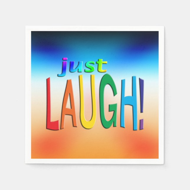 Just Laugh   Napkins (Front)