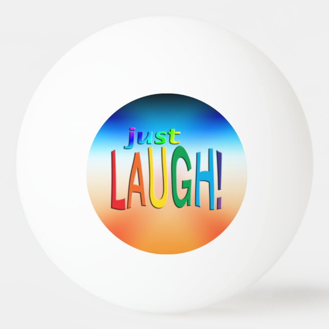 Just Laugh Ping Pong Ball (Front)