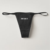 Just Lick It Thong (Front)