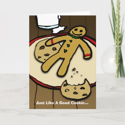 Just Like A Good Cookie Holiday Card